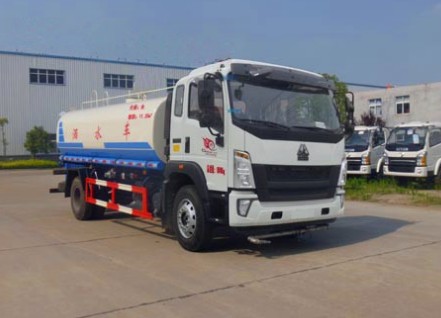 15噸灑水車報(bào)價(jià)表_重汽豪沃G5X-15噸綠化灑水車廠家價(jià)格