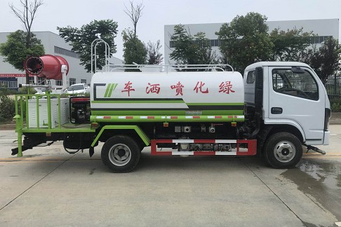 5方灑水車(chē)參數(shù)_國(guó)六東風(fēng)福瑞卡5方綠化灑水車(chē)